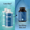Rosemary & Biotin Shampoo and Conditioner Set - Paraben and Sulphate Free Hair Shampoo and Conditioner for Thinning Hair and Dry Scalp with Nourishing and Volumising Shampoo Essential Oils - 236mL
