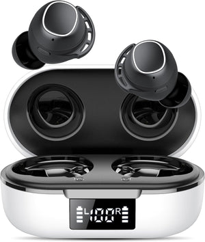 Ear Buds Wireless Earbuds, Bluetooth Headphones 5.3 In Ear with 4 ENC Noise Cancelling Mic, Bass Boost 90%, 60H Playtime Bluetooth Earphones, NEW Mini Bluetooth Earbuds IP8 Waterproof, USB-C