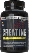 Creatine Tablets 3000mg - 120 Creatine Monohydrate Tablets - Pre Workout Gym Muscle Growth Supplements - Premium 100% Pure Creatine Powder Pills, Easy to Swallow - Vegan Capsules UK Made - 30 Servings