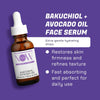 Bakuchiol Plus Avocado Oil Serum - A Gentle Anti Aging Serum for Resurfacing Skin Cells - Retinol Alternative for Sensitive Skin - Moisturizing Avocado Oil Face Serum - 30 ml