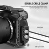 R7 Camera Cage Compatible with Canon EOS R7, Aluminum Video Rig with HDMI Cable Clamp, NATO Rail, Cold Shoe, 3/8" ARRI & 1/4" Threads, QR Base Compatible with Arca Swiss DJI RS Gimbal, CA038