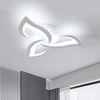 LED Ceiling Light, 36W 3240LM Modern Design Ceiling Lighting, 3 Lights Living Room Ceiling Light Acrylic White Flower Fittings Ceilings for Bedroom, Kitchen, Dining Room 3000K Warm White