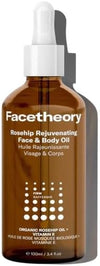 Rosehip Rejuvenating Face & Body Oil - Organic Rosehip & Vitamin E - Pure, Cold-Pressed Oil - Hydrating, Nourishing, & Anti-Aging (100 ml)