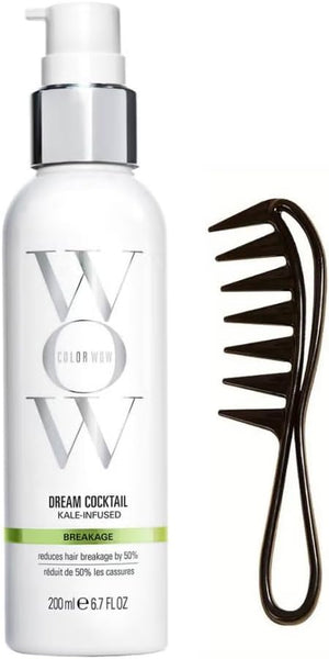 Official  Application Comb with WOW Dream Cocktail Kale Infused 200ml | Strengthening & Nourishing Hair Treatment Bundle