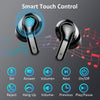 Wireless Earbuds, Bluetooth 5.3 Headphones 2024 Wireless Headphones in Ear, 4 ENC Noise Cancelling Mic Ear buds, 40H Deep Bass Wireless Earphones IP7 Waterproof Bluetooth Earphones USB-C, LED Display