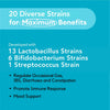 80 Billion CFU Probiotics - 20 Strains + Prebiotics | Digestive & Gut Health - for Good Gut Flora, Gas and Bloating | Scientifically Proven Probiotics for Women & Men | Made in The UK – 2 Month Supply