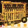 Net Lights Outdoor Indoor, 200 LED 3m x 2m Christmas Fairy Lights Plug-in IP67 Waterproof Mesh String Lights with 8 Light Modes/Timer/Remote, for Xmas Tree/Outside/Window/Garden Decorations