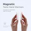 Magnetic Hand Warmers Rechargeable 2 Pack, AI Electric Handwarmers, Fast Heating, 3-Settings, UL Certified, Portable Heater, Gloves Fitting, Travel Essentials, Gifts Women Men, UT3 Lite