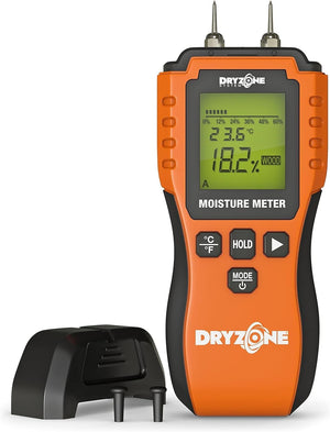 Moisture Meter Detector – Damp Meter for Wood, Masonry and Other Building Materials