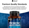 Probiotics for Daily Gut Health - Multi Strain Probiotic Supplements - Acidophilus Tablets High Strength - Digestive & Gut Health Supplements Lactobacillus - Vegan, GMO-Free, Gluten-Free, UK Made