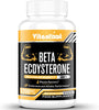 Beta Ecdysterone Supplement 1200mg | Increases Lean Muscle Mass, Exercise Performance, Strength and Protein Synthesis, 98% Maximum Purity Formulated for Enhanced Absorption 60 Capsules|1 Month Supply