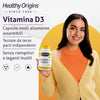 High Strength Vitamin D3 5,000 UI Softgel Capsules - Immune Support, Optimal Absorption - Year-Round Wellness for Bone Health and Vitality