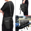 Motorcycle Tail Bag Multifunctional Waterproof Polyester Storage Saddle Bag, 10L Outdoor Sports Motorbike Rear Seat Light Tank Handbag Tool Carry Pouch with Shoulder Strap, Black