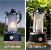 Rechargeable Camping Light, LED Retro Water Resistant Lantern, 5000mAh Power Bank, Dimmable Tent Light Rechargeable Lanterns for Living Room, Camping, Fishing, Hiking, Power cuts