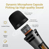 Wireless Microphones, UHF Cordless Dual Handheld Dynamic Karaoke Singing Mic System with Receiver for Karaoke, Wedding, DJ, Party, Speech, Church, Class, Outdoor Events TW350 Grey