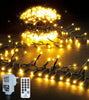 Cluster Christmas Lights Outdoor, 9m 600LEDs Christmas Tree Lights Mains Powered, Fairy Lights with 8 Modes&Timer&4 Brightness Levels&Waterproof with Remote for Garland/Party/Xmas Decorations