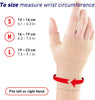 Wrist and Thumb Support for Arthritis, Joint Pain, Tendonitis, Sprain - Wrist Brace Wrist Compression Hand Support - S - Beige