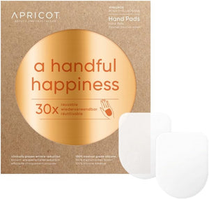 APRICOT Hand Pads with HYALURON - Usable 30x - ORIGINAL from Germany - Anti-Aging Beauty Pad for treating wrinkled hands - clinically proven efficacy! GERMAN INNOVATION AWARD WINNER