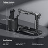 X-S20 Camera Cage, Full Access Protective Metal Video Rig with Grip, NATO Rail, 3/8" ARRI, Cold Shoe, Anti Twist Arca Type Base Compatible with Fujifilm X-S20 DJI RS2 RSC2 RS3 Pro Gimbal, CA043