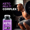 Keto Plus Complex - 10% More Fat Burn with thermogenic Z-Boost Green Tea & mctOil - More bioavailability zinc for Metabolism - Energy Boosting with Magnesium & B-Vitamins - Vegan