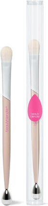 Shady Lady All-Over Blending Eyeshadow Brush and Cooling Anti-Puff Eye Roller for Dark Circles