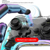 Wired Controller for Switch, PC, PS3, IOS, OS X, Wired Game Controller with RGB Light, 6 Axes Gyroscope Burst Wake Up Function Transparent Gamepad for Switch for PS3 PC