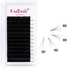 Easy Fan Lashes CC Curl 0.07 15-20mm Mixed Length Russian Lashes Natural Look Self Fanning Eye Lashes Automatic Blooming Russian Eyelashes Extensions(0.07-CC-1520)