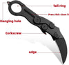 Jungle Hunting Folding Tool Camping Retractable,Outdoor Fishing Survival Working Tool, EDC Multi-Function Tool, with Bottle Opener and Glass Breaker