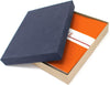 Indigo Doodle – Mandarin Orange Leather Sketchbook/Notebook – 175mm x 125mm - 164 Sides/82 Pages of 150gsm Cartridge Paper