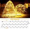 1000LED 25M String Lights Outdoor/Indoor, Holidays Lights Warm White Mains Powered,8 Modes Waterproof Fairy Lights for Christmas Party Wedding Garden Bedroom Decoration