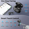 Wireless Earbuds, Bluetooth 5.3 Headphones NEW Wireless Headphones with 4 ENC Mic, 56H Bluetooth Earphones in Ear Noise Cancelling Deep Bass, Mini Ear Buds Bluetooth Earbuds IP7 Waterproof LED Display