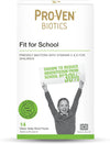 Pro-Ven Probiotics Fit for School Children's Friendly Bacteria Powder 12.5 Billion CFU for Children Aged 1-16 with Vitamin C - 14 Sticks - UK Made