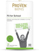 Pro-Ven Probiotics Fit for School Children's Friendly Bacteria Powder 12.5 Billion CFU for Children Aged 1-16 with Vitamin C - 14 Sticks - UK Made