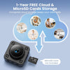 Mini Spy Camera WIFI Hidden | Magnetic Hidden Camera, FREE Cloud Storage, Motion Detection & Night Vision for Indoor/Home