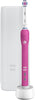 Pro 2500 3D White Electric Rechargeable Toothbrush with Travel Case Powered by Braun - Pink - Ships with a UK 2 pin plug