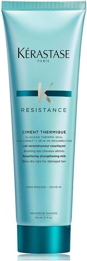 Kérastase Resistance Ciment Thermique, Daily Nourishing Leave-In Treatment, for Damaged Hair, with Vita-Ciment Complex, 150ml