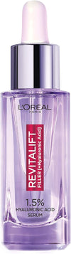 L’Oreal Paris Revitalift Laser Renew Pro-Xylane Anti-Ageing Day Cream, Face Moisturiser, 50 ml & Hyaluronic Acid Serum Revitalift Filler, 1.5% Pure Concentrated Hyaluronic Acid Dropper Serum