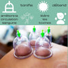 Chinese Suction Cups Kit 24 Pieces Suction Cup Therapy Relieves Pain and Relaxation Included E-Book with French Language