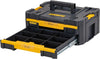 DWST1-70706 T-Stak IV Tool Storage Box with 2-Shallow Drawers, Yellow/Black, 7.01 cm*16.77 cm*12.28 cm