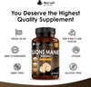 Lions Mane Mushroom Extract Supplement 2000mg - 180 High Strength Vegan Tablets with Black Pepper - (Not Powder or Capsules) Made in The UK by