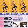 Resistance Bands Set with Ankle Straps, Glutes Workout Equipment, Ankle Weights Bands for Working Out, Butt Exercise Equipment for Women Legs and Glutes