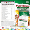 Multivitamin Tablets for Men & Women - 180 Tablets - 6 Month Supply - 25 A-Z Multivitamins & Minerals Including Iron, Zinc & Vitamin D - One a Day - Made in The UK -