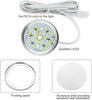 Under Cabinet Light Kit, LED Puck Lights, 15W, 1500LM, Cool White, Display Cabinet Lighting, Disc Light for Kitchen, Closet, Counter, Cupboard, Shelf, Wardrobe and More, Set of 6