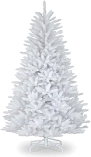 Alaskan Pine Black/Green/White Christmas Bushy Looking Artificial Tree with Metal Stand Xmas Home Décor, PVC, 6Ft/180CM