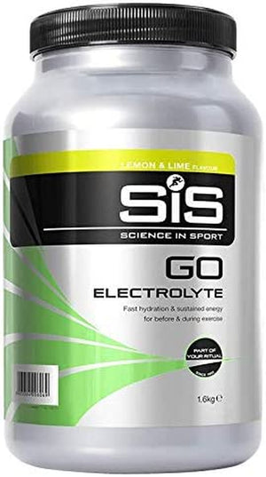 GO Electrolyte Powder Energy Drinks, High Carbohydrates and Sodium, Lemon and Lime Flavour, 32 Servings Per 1.6kg