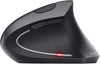 Verto Wireless Ergonomic Mouse, Vertical Mouse with Storable USB Micro-receiver, 800-1600 DPI, 6 Buttons, Illuminated Mouse for Right Hand Users for PC, Laptop, Mac, Batteries Included - Black