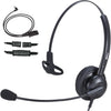 2.5mm Headset with Microphone for Panasonic Phone KX-TGA680 KG-TGEA20 KX-TPA65 KX-TGMA45 KX-TGA470 KX-TGA830E Corded Telephone Headset 2.5mm for Cisco SPA 303G 504G AT&T Vtech Uniden