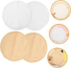 4pcs Castor Oil Breast Pads Comfortable Sleep Help Castor Oil Wraps Useful Relax Assist Beauty Personal Care Health Cares Products Compress Breast Pads Oil Film Organic Air Layer