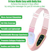 Electric Face Massager,SkinTightening V-Face Beauty Belt,Microcurrent Facial Massager Electric Anti Aging,Jaw Trainer with 2 Modes12 Gears for Women and Men