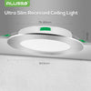 LED Recessed Ceiling Spotlights Dimmable, 5W Downlights Ultra Slim 400LM, Warm White 3000K Neutral White 4000K Cool White 6500K Adjustable, IP44 Waterproof Lighting for Bathroom Kitchen, 6 Pack